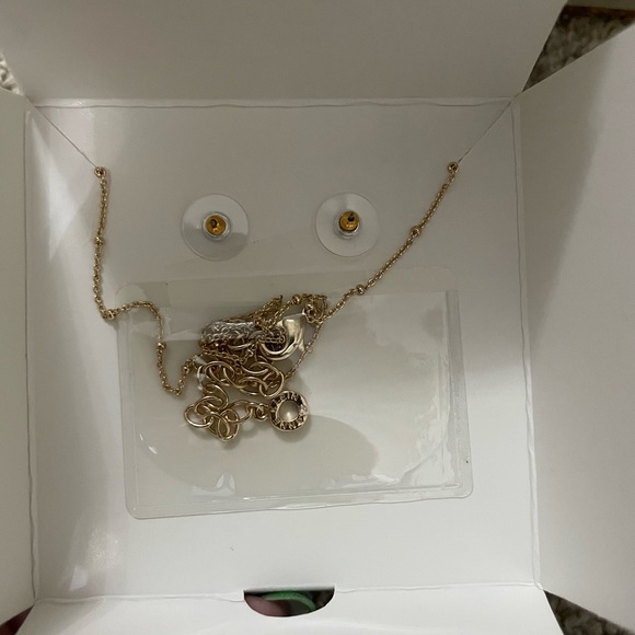 Never worn turtle necklace and matching earrings - Picture 2 of 2